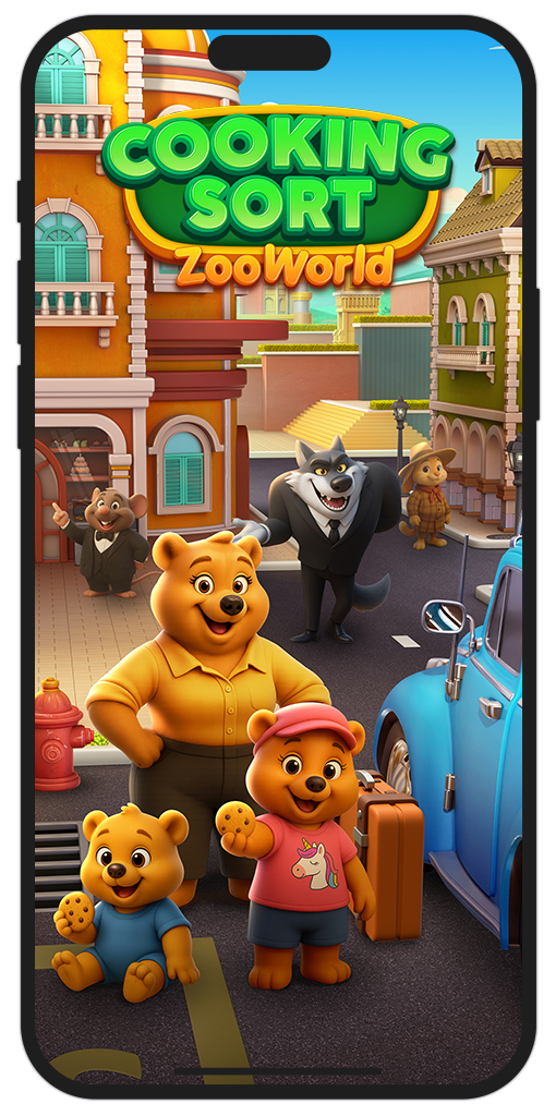 Cooking Sort: Zooworld artwork